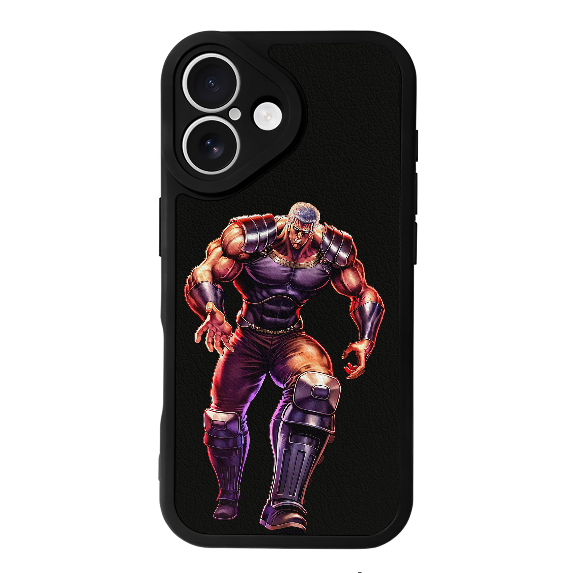 （画像用） 北斗の拳 Fist of the North Star 【iPhone 16シリーズ対応】シリコンスマホケース（レザー調） 材質：シリコン